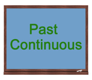 past continuous icon