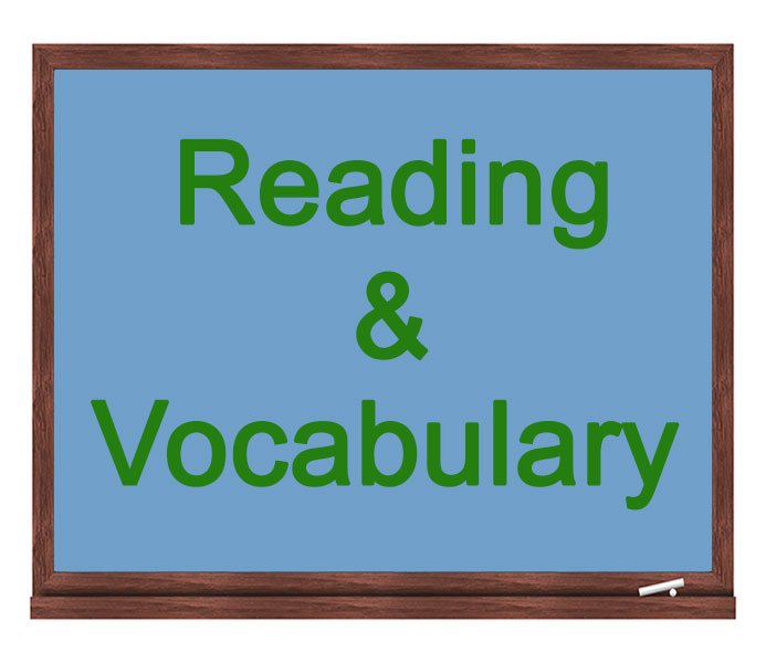 Reading amp Vocabulary Christopher s English Site